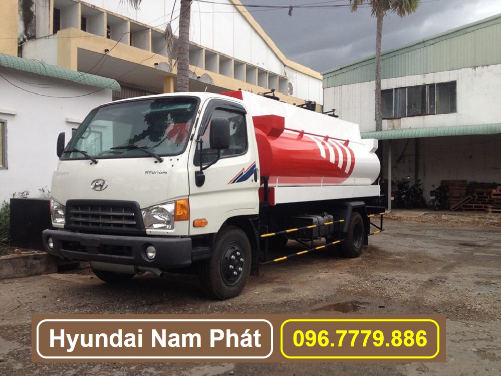 Xe Bồn Xitec Chở Xăng Dầu Hyundai 8 Khối Mighty 110S Thành Công